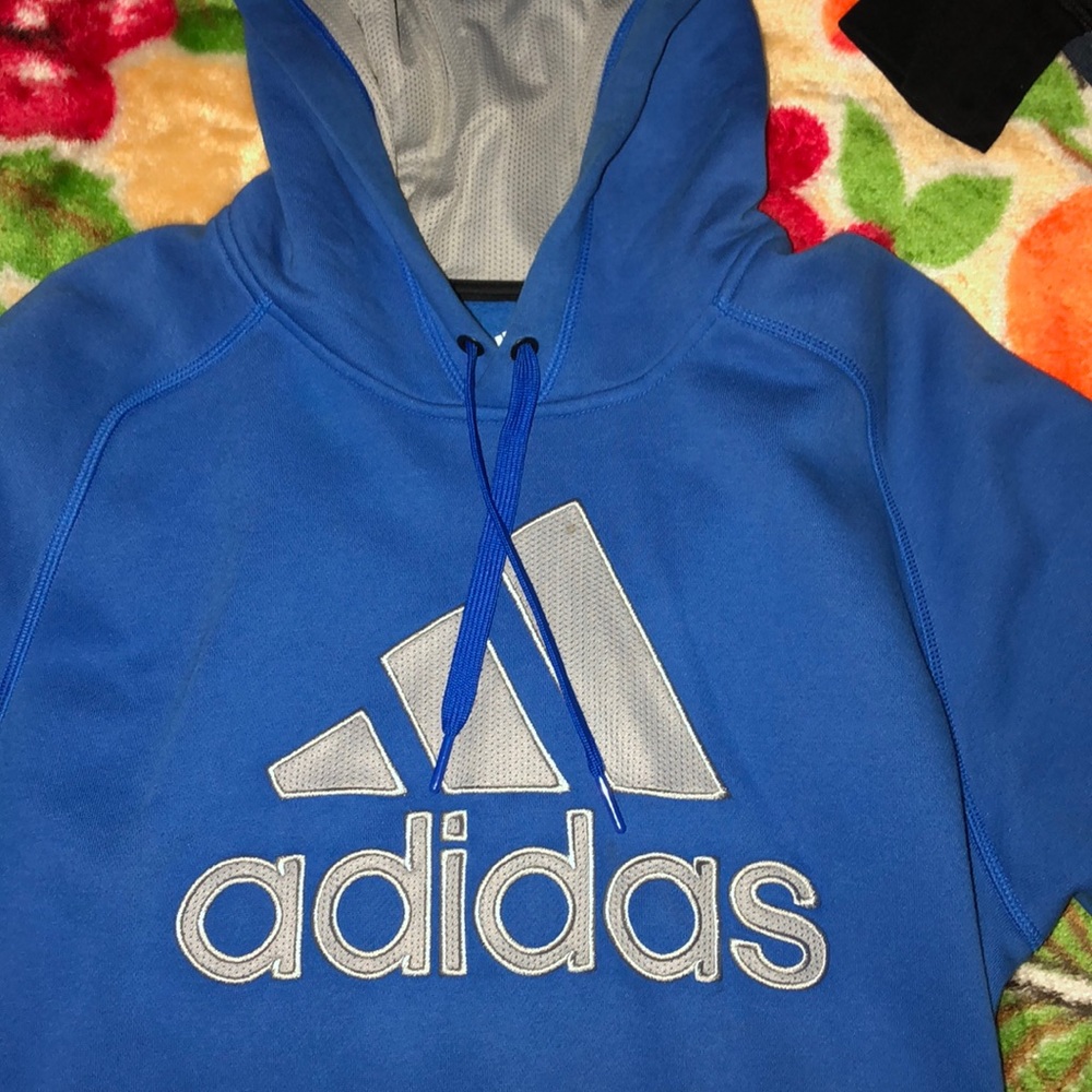 Adidas light blue Hoodie